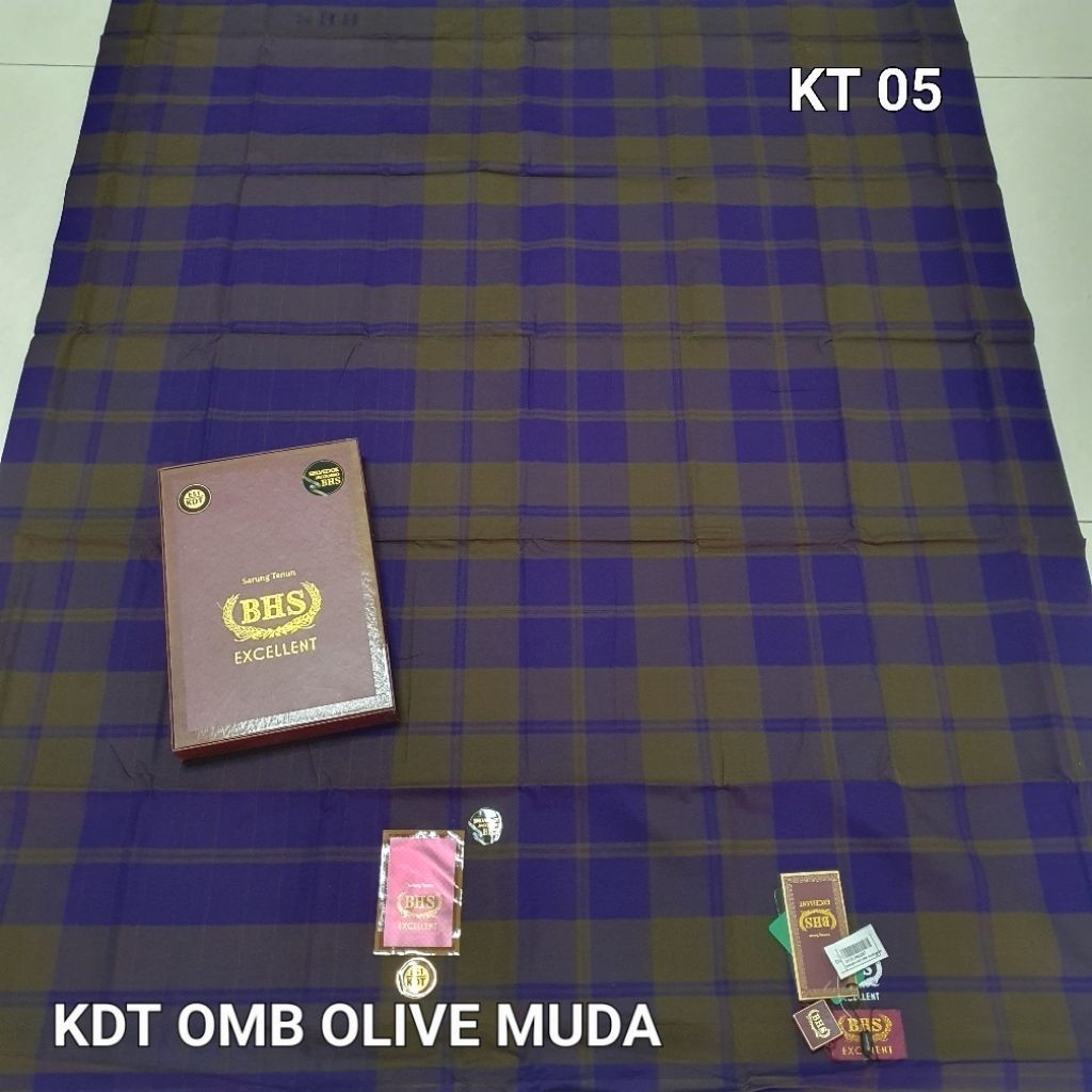 (MOTIF BARU) SARUNG BHS EXCELLENT KDT Gold (Sandur)