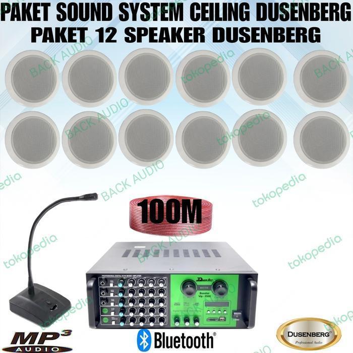 paket ceiling 12 speaker ceiling plafon dusenberg original