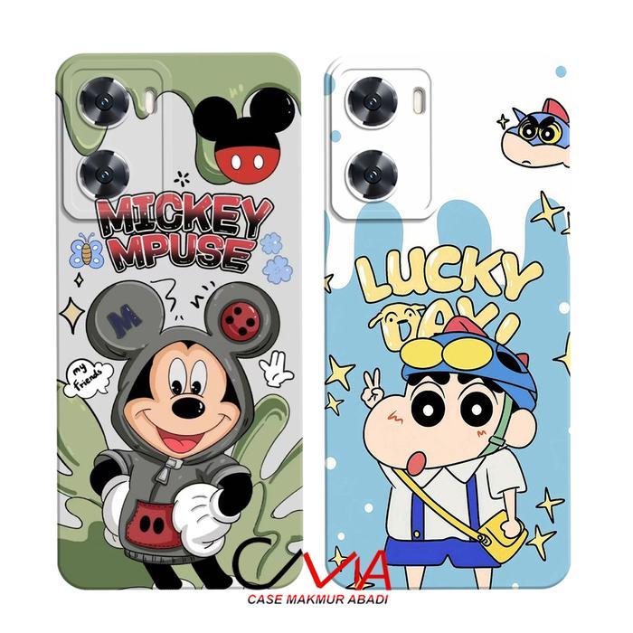 Case kompatibel Untuk OPPO A57 2022 - OPPO A77s Hp Silikon Casing Handphone Softcase Kesing Cassing 