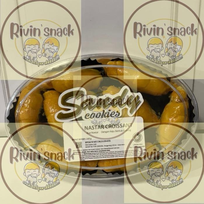 SANDY COOKIES PREMIUM (TOPLES OVAL) (GOLD) NASTAR / KASTENGEL / SAGU KEJU / PUTRI SALJU MEDE) - NAST