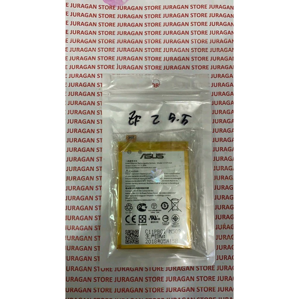 BATERAI BATRE ASUS ZENFONE 2 5.5 ZE551ML Z00AD C11P1424 ORIGINAL