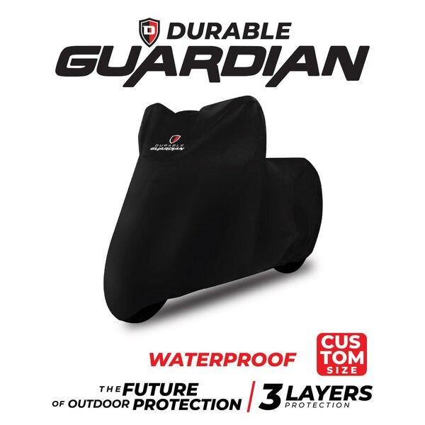 Piaggio MP3 Cover Motor Guardian Durable Waterproof Motorcycle Pelindung - Black, Piaggio MP3