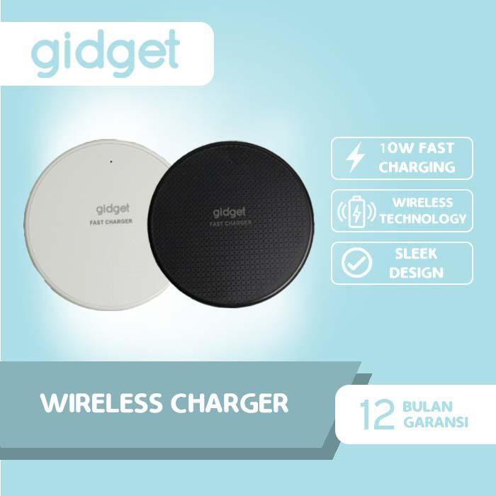 (Copper House) GIDGET - WIRELESS CHARGER 10W - Putih