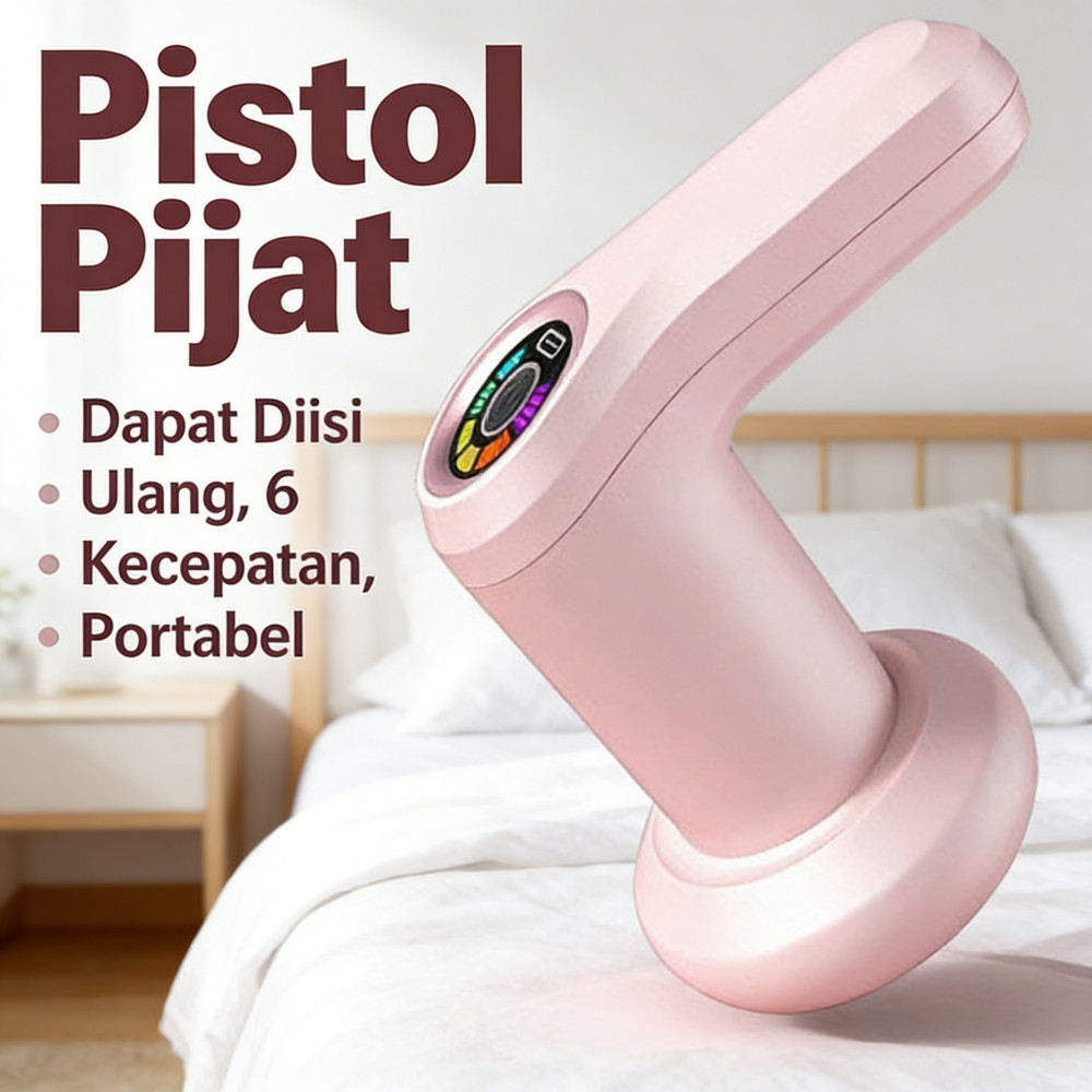 Bergetar Pistol Alat Pijat Pistol Pijat Pistol Listrik Dapat Diisi Alat
