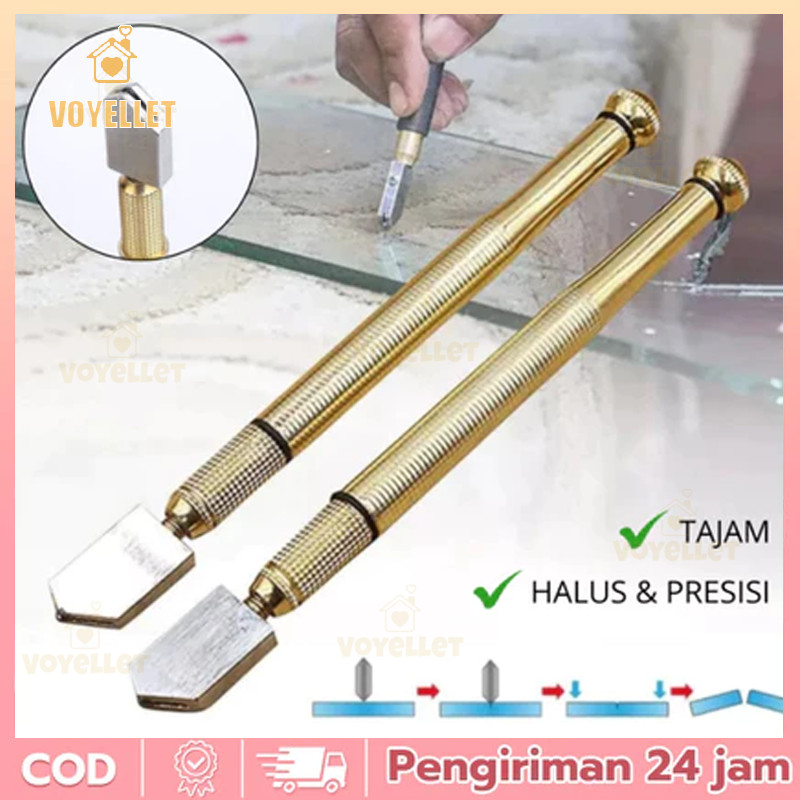 Pisau pemotong kaca pisau minyak alat pemotong kaca pisau kaca manual Ketebalan pemotongan 3-10mm