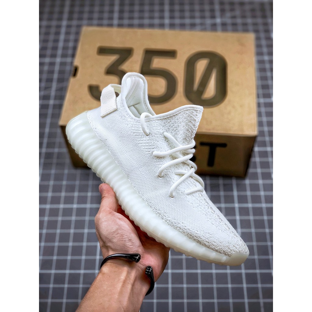 Adidas Yeezy 350 V2 Cream White Original Sepatu  Hadiah Couple
