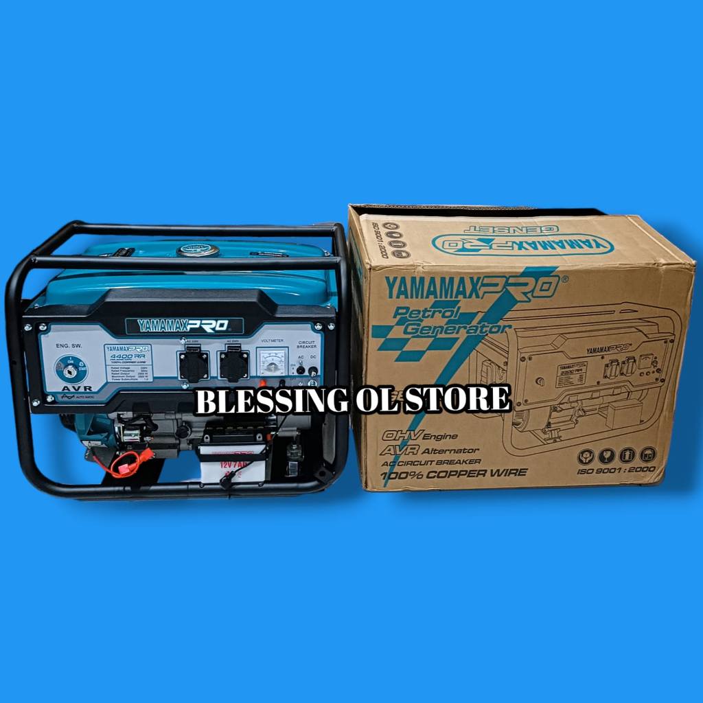 MESIN GENSET BENSIN STARTER 4400RR YAMAMAX GENERATOR 4 TAK