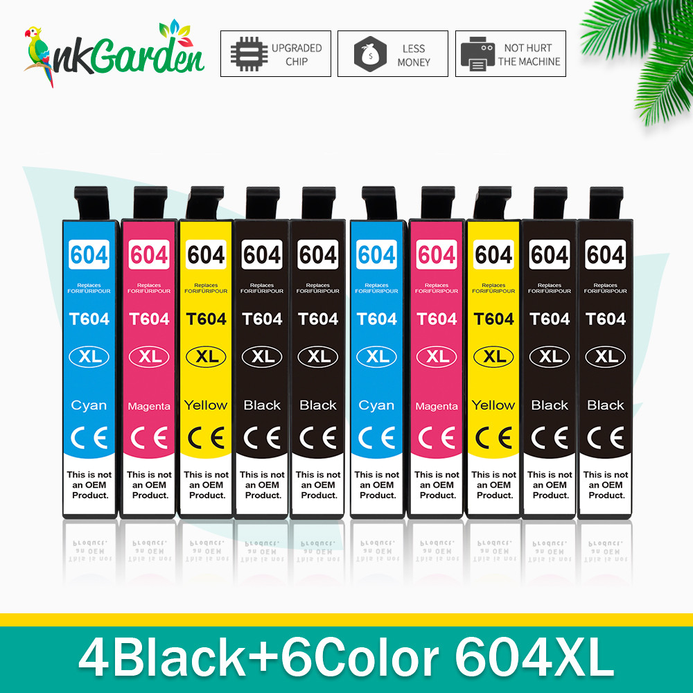 604 Ink Cartridge FULL For Epson T 604XL T604 XL Compatible Cartridges XP 2200 2205 3200 3205 4200 4