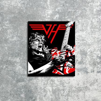 Poster Dinding Artwork Van Halen Big Salle 