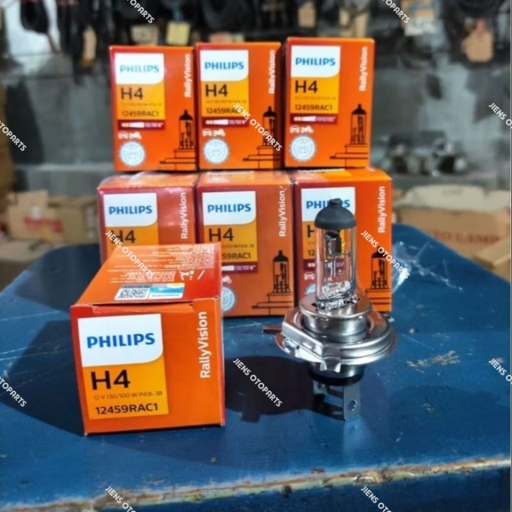 BOHLAM H4 PHILIPS ORIGINAL RALLY VISION 130/100 WATT - H4 12V 130/100