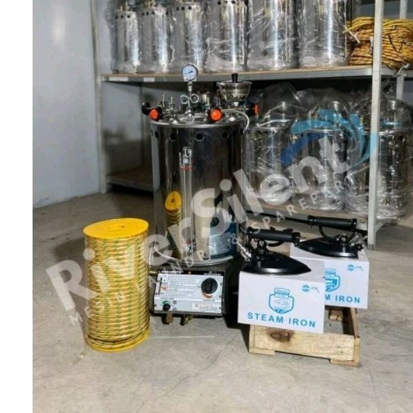 Setrika Uap Boiler Nagamoto 25 Liter Otomatis