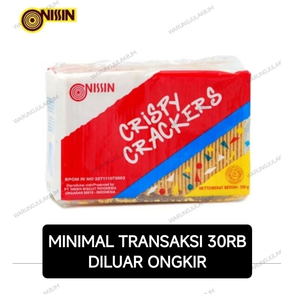 Nissin Crispy Crackers 250gr