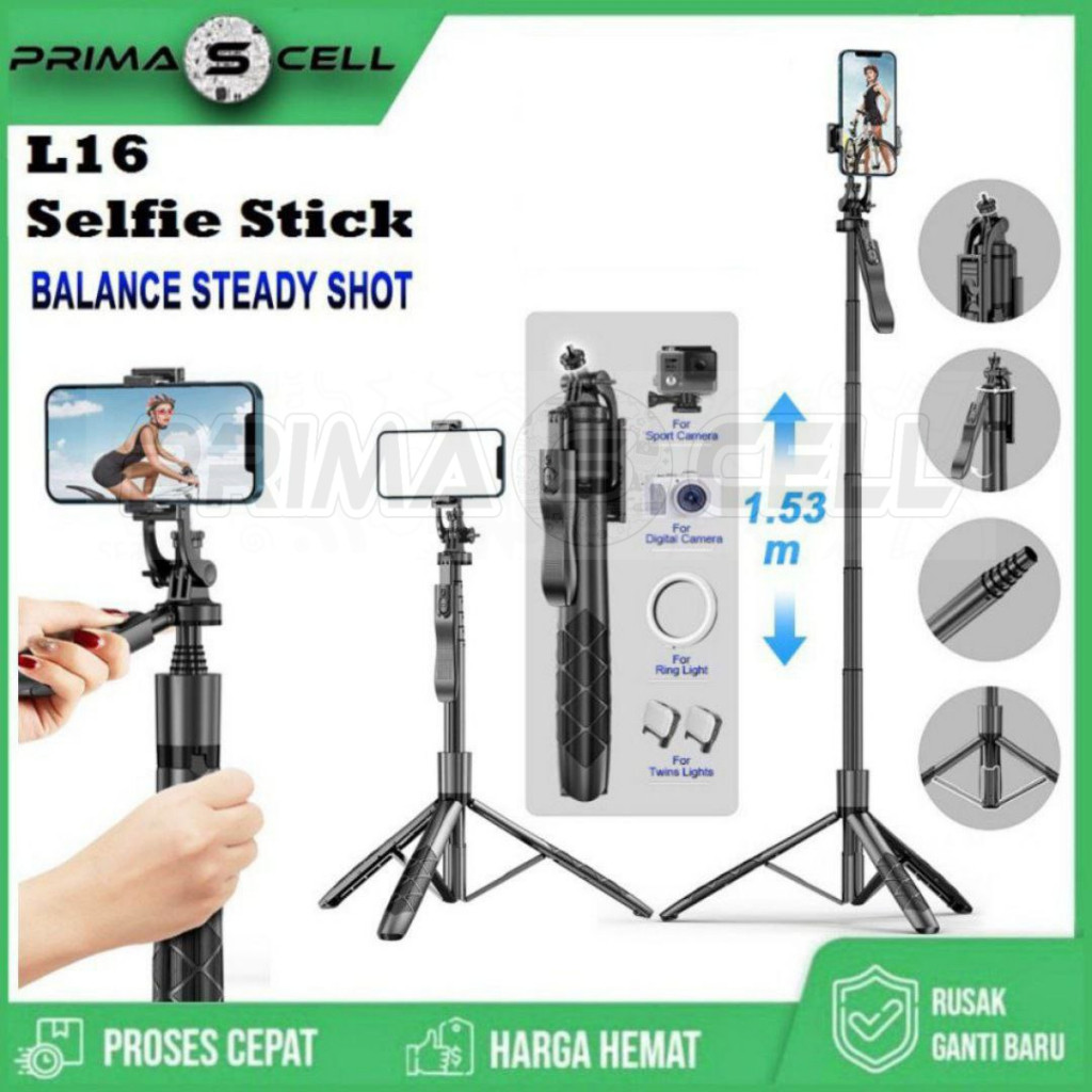 Tongsis TNW L16 Stick Selfie Hand-held Stabilizer Tripod
