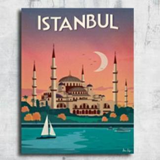 Poster Hiasan dinding Istanbul Turki Big Salle 