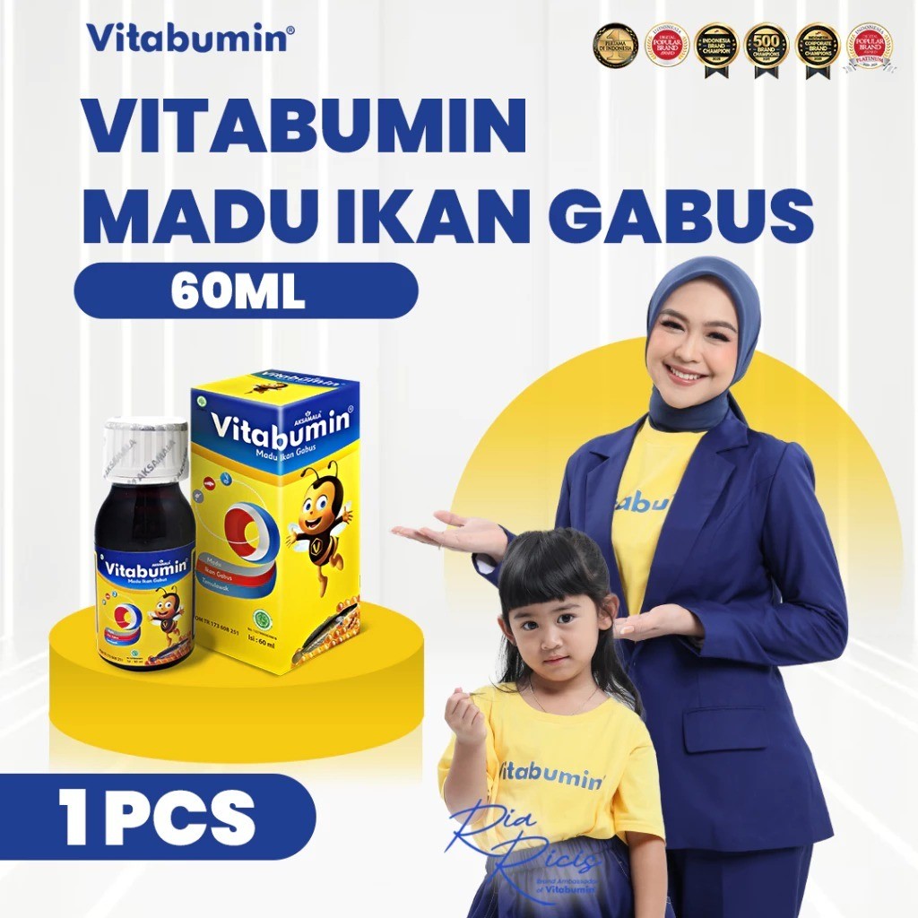 Vitabumin Madu Anak 60ml / Promo Vitamin & Suplemen Anak bayi