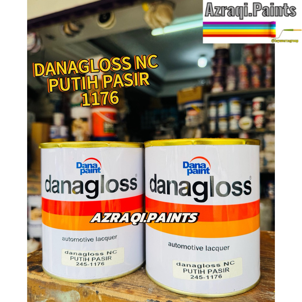 DANAGLOSS NC SOLID PUTIH PASIR 1176 ( 1 KG ) CAT BERKWALITAS 100 % ORIGINAL