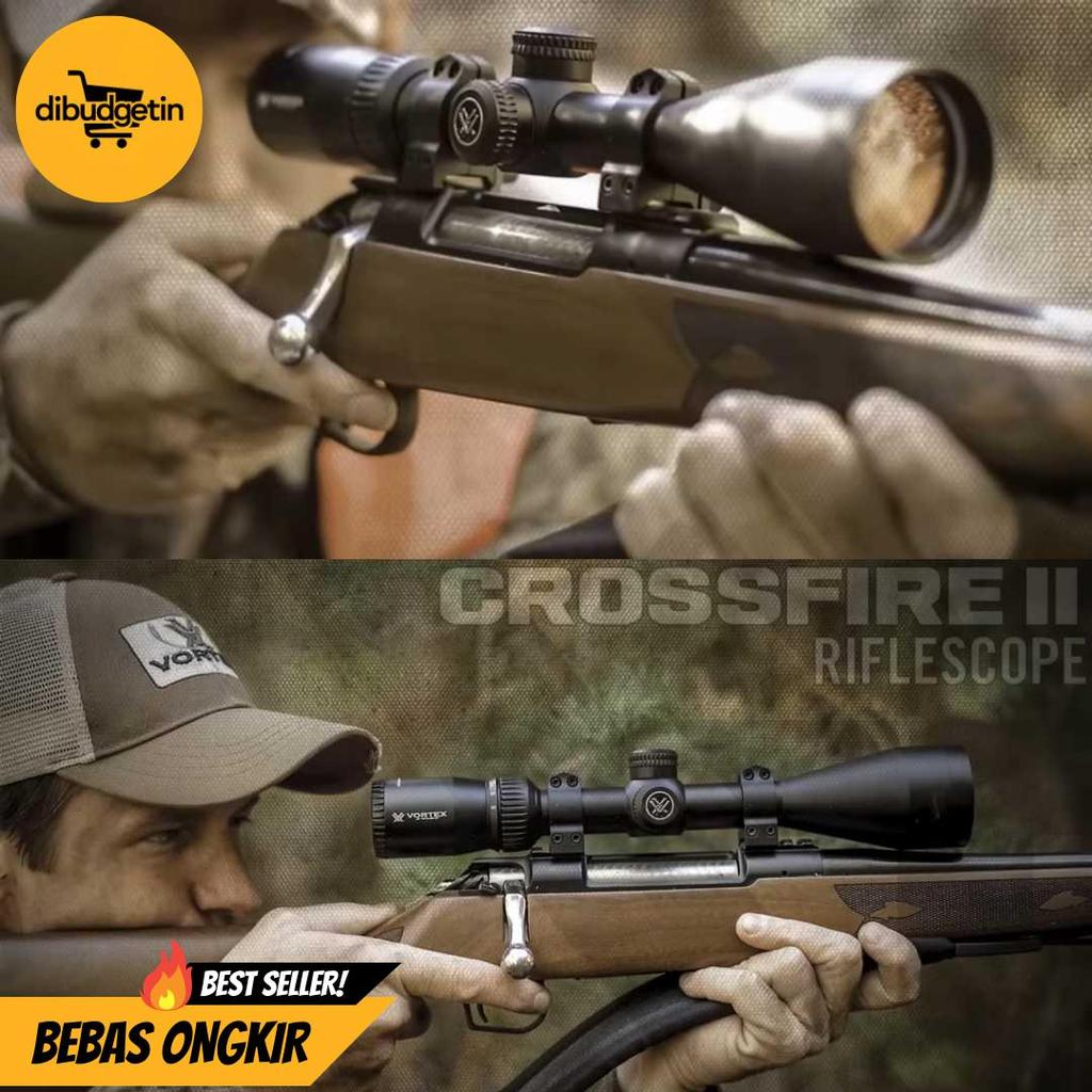 Vortex Crossfire II Tactical Scope Hunt Crosshair V-Plex 3-9x40 - CF2-31005