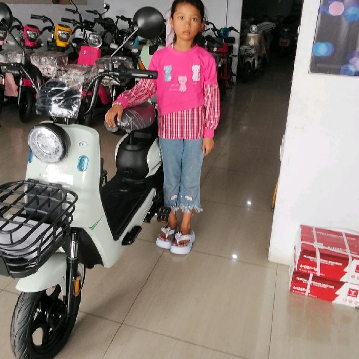 sepeda listrik bergaransi harga terjangkau bisa cash atau kredit