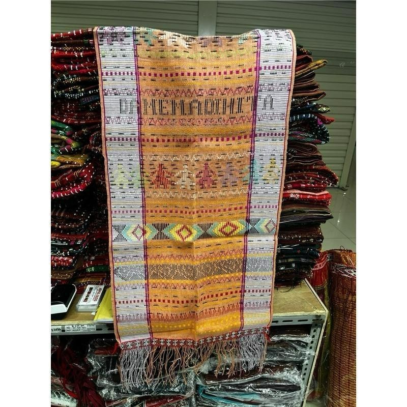 Sadum hande hande full motif bonggit full payet seluruh selendang Hande melayat hande bonataon