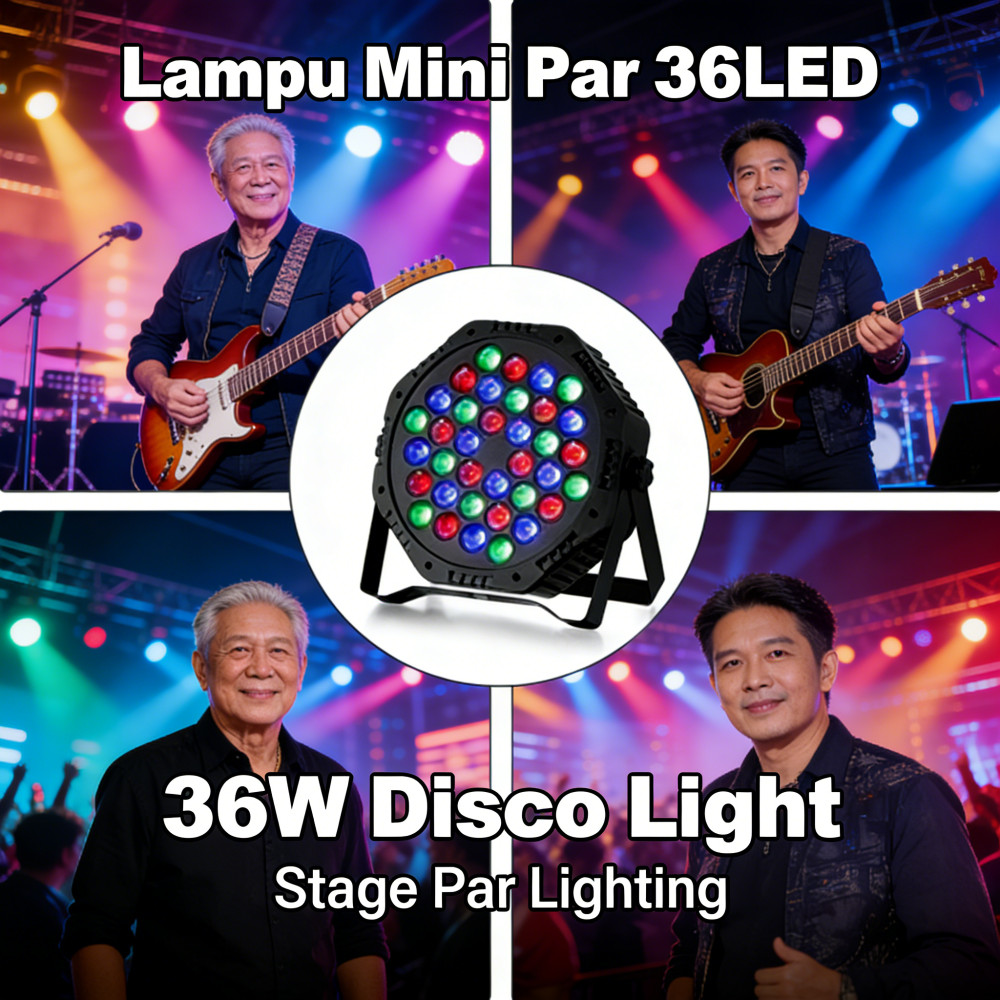 Par 36LED 36w Disco Lampu Sorot Panggung Parlight Par Par