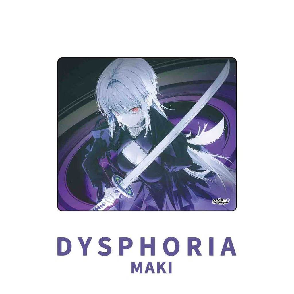 DYSPHORIA MAKI (Cloth Version) 4mm Soft Speed Mouse Pad - For APEX OW Long TTK Games