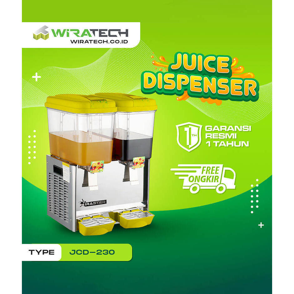 Dispenser Es Juice Dispenser 2 Tank Wirastar JCD-230