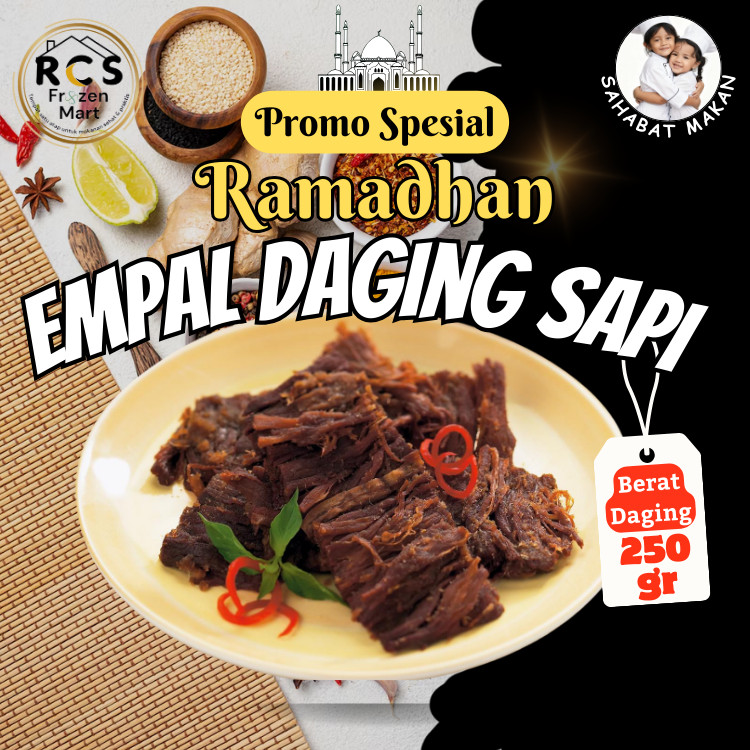 Empal Ungkep / Empal Ungkep Terenak / Empal Ungkep Daging Sapi 250gr by Sahabat Makan