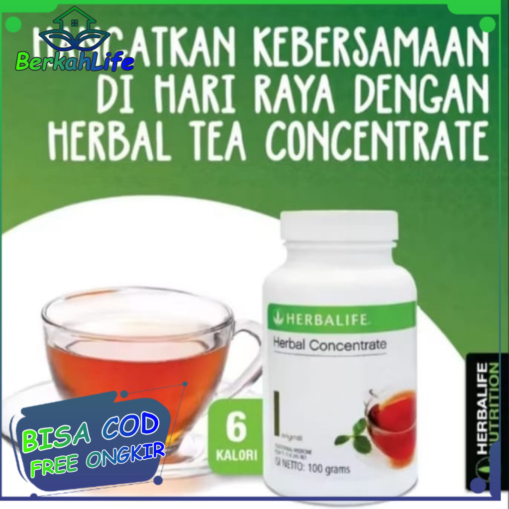 Herbalife 100% original penurun berat badan Herballife Tea Concentrat Penurun Berat Badan 50gr 100% 