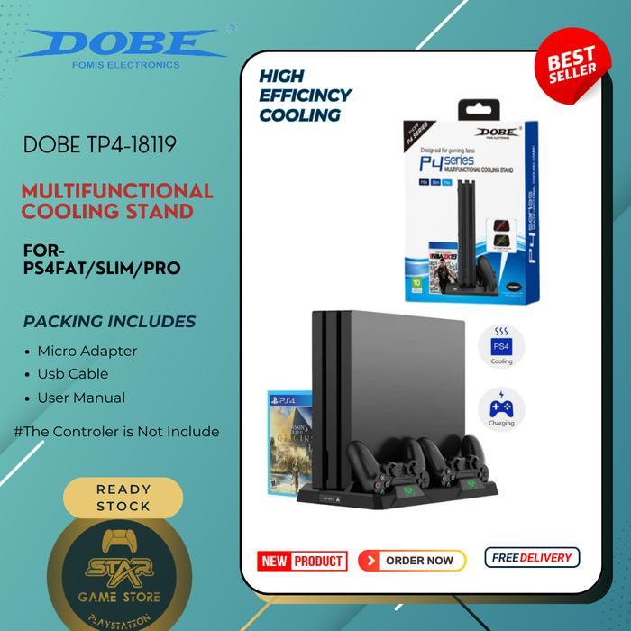 Dobe Cooling Fan Stand Multifunctional For Ps4 Series LED TP-18119