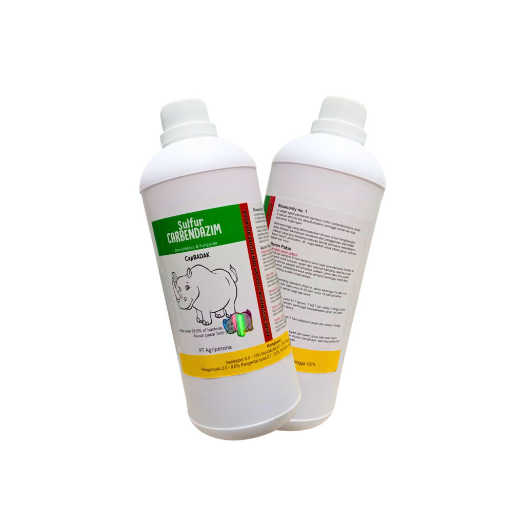 Sulfur Carbendazim Cap Badak 1L – Anti Protozoa & Virus Ternak