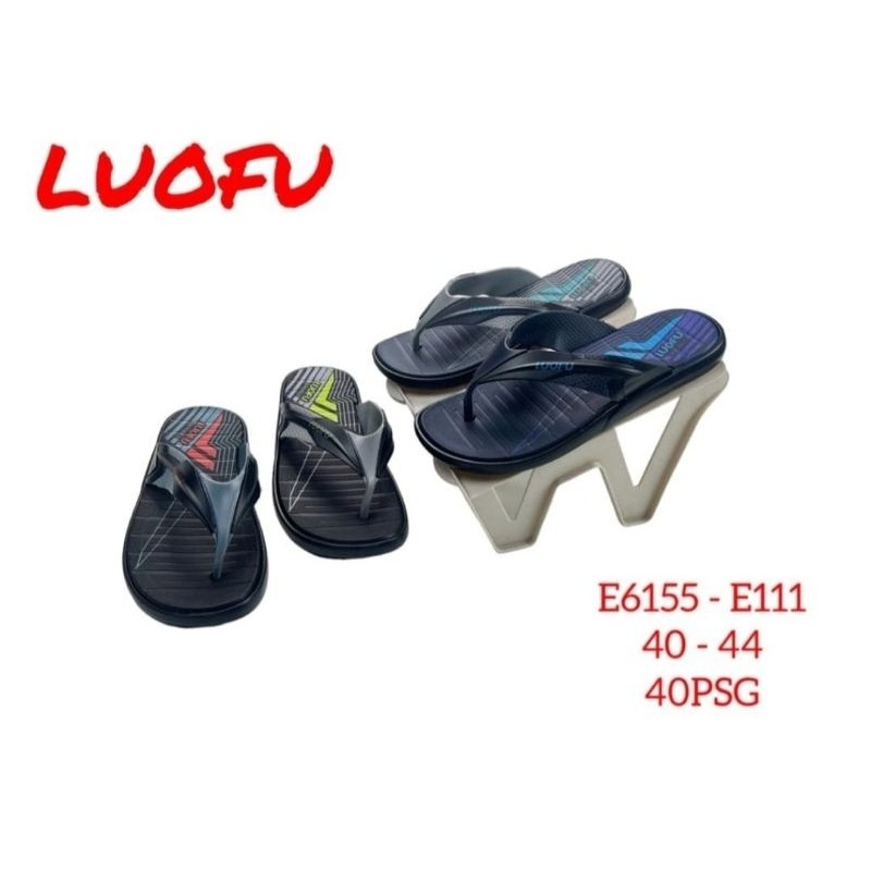 SIZE 40-44 LUOFU 6155 E111 SANDAL JEPIT PRIA, SENDAL JAPIT COWOK
