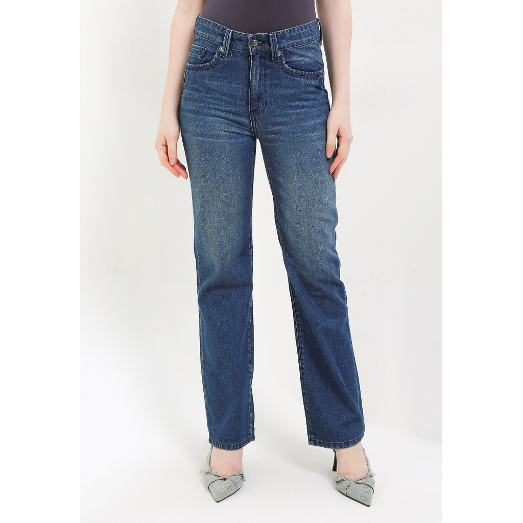 X EIGHT Reniee Jeans - Jeans Straight Fit Wanita