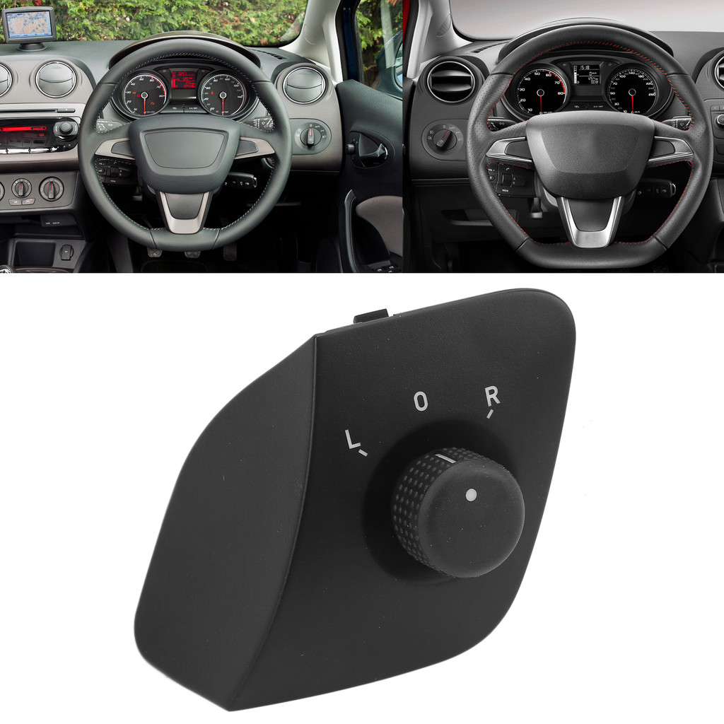 6J1959565A Car Rearview Mirror Control Swit Button 6J1959565A Replacement for SEAT Ibiza ST 2008‑201