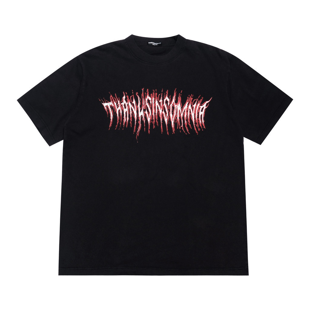 Tshirt Belline Washed Black Thanksinsomnia