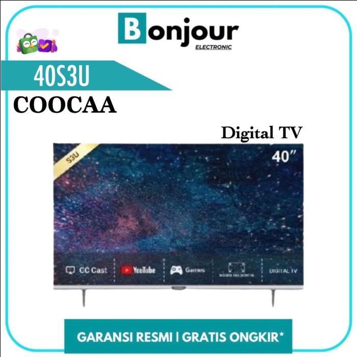 LED TV 40 Inch Model 40S3U Coocaa Smart TV Digital 40 [ORIGINAL]