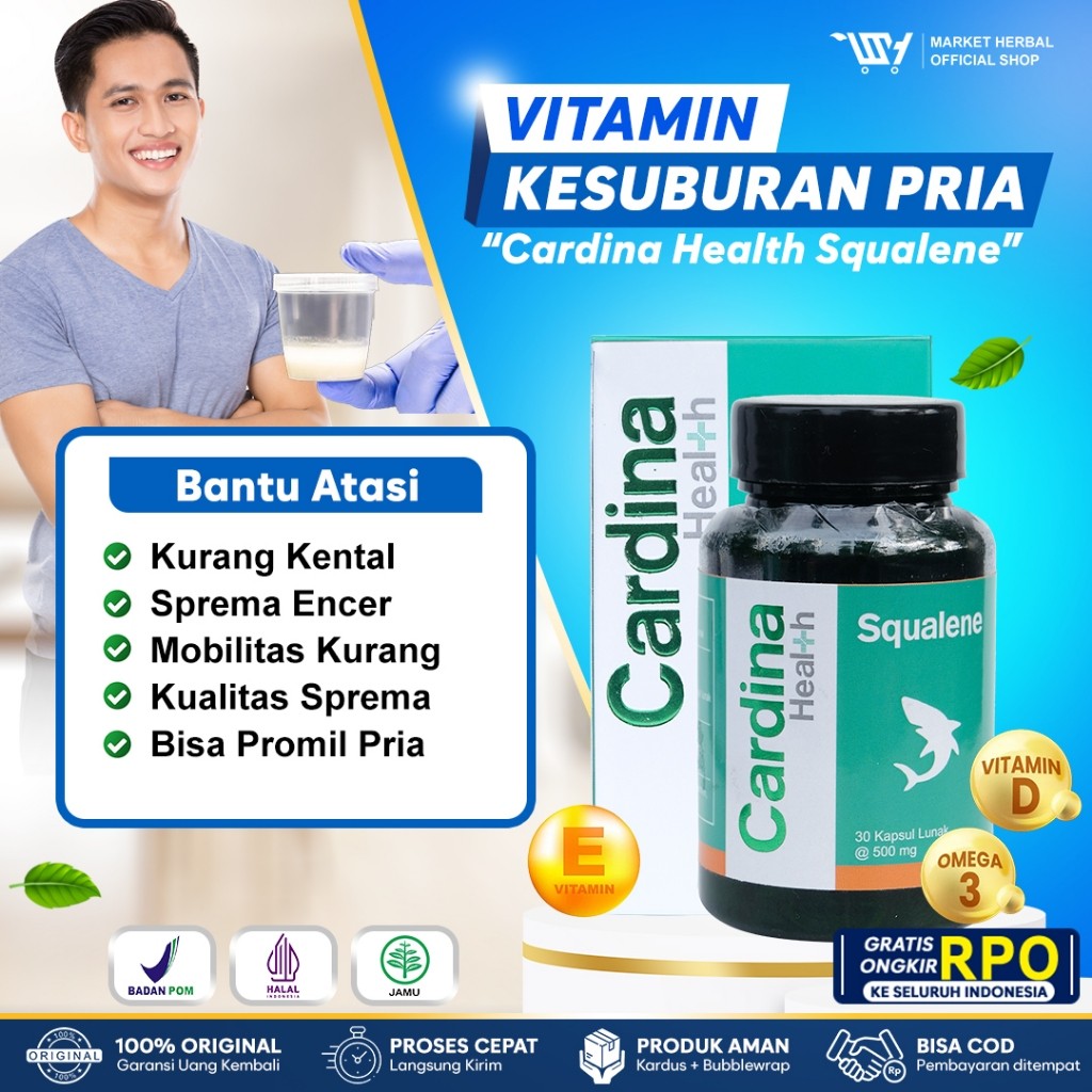 Obat Penyubur Sperma Pengental Sperma Mani Encer Penambah Sperma Kosong Azoospermia Promil Vitamin K
