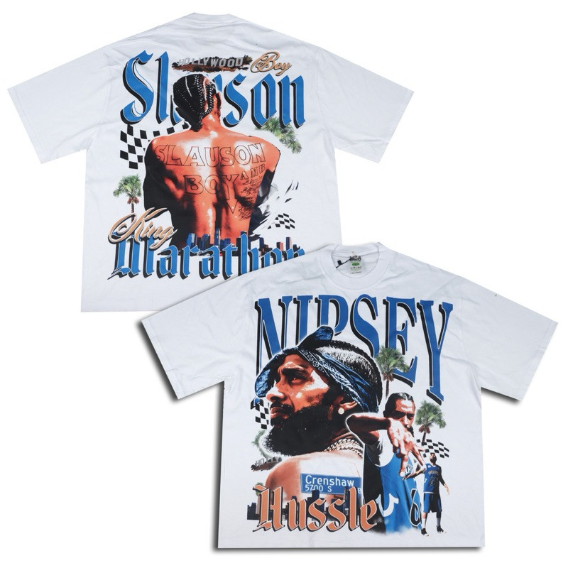 COD T-shirt Nipsey Hussle - Oversized white series edition