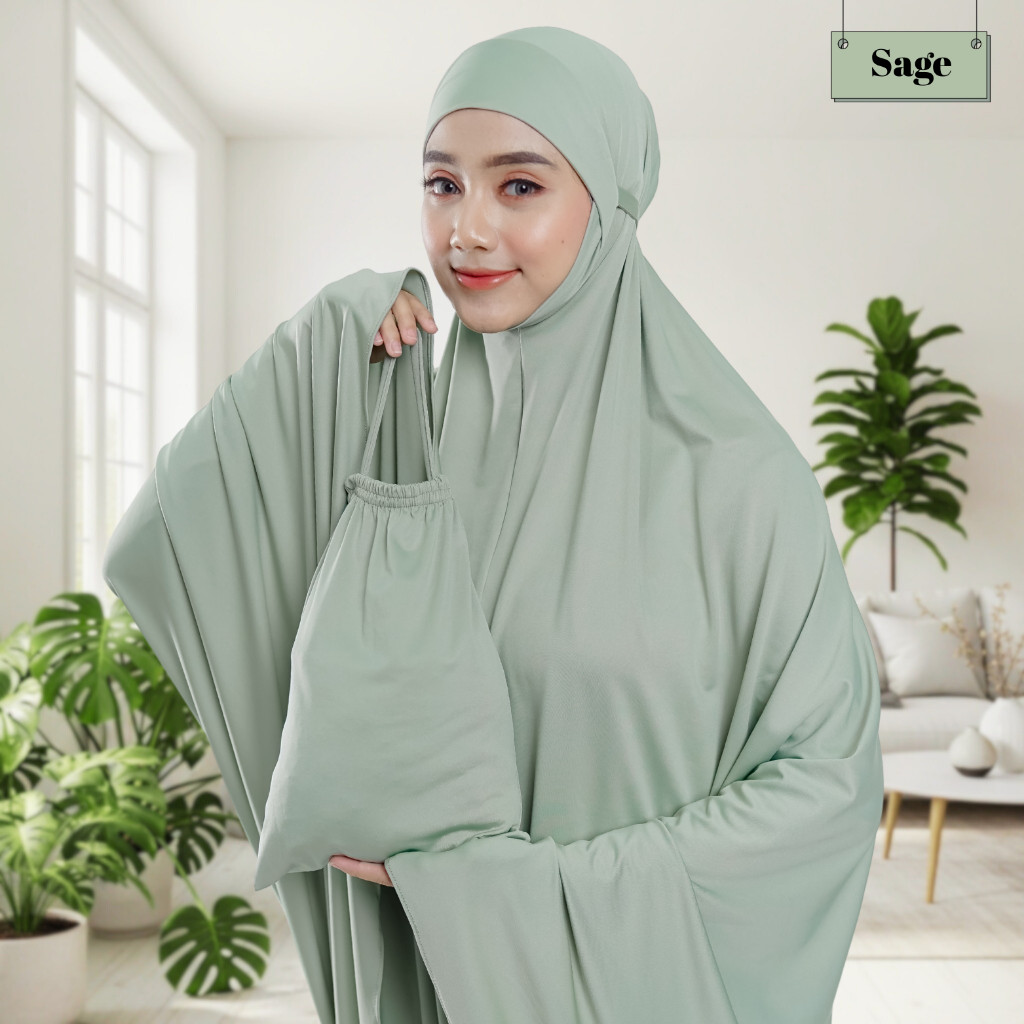 MUKENA MENUTUP DAGU MUKENA SYARI MUKENA DEWASA CRINKLE MUKENA DAGU MALAYSIA