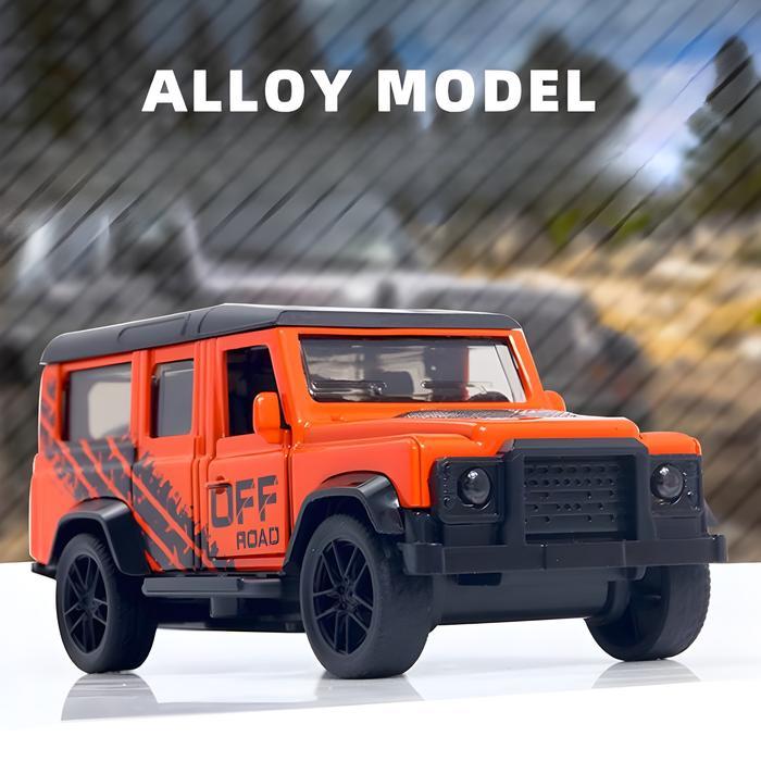 11 CM Skala 1:43 Miniatur Diecast Alloy Mobil Pull Back Brabus Hummer Rubicon Wrangler Mainan Anak L