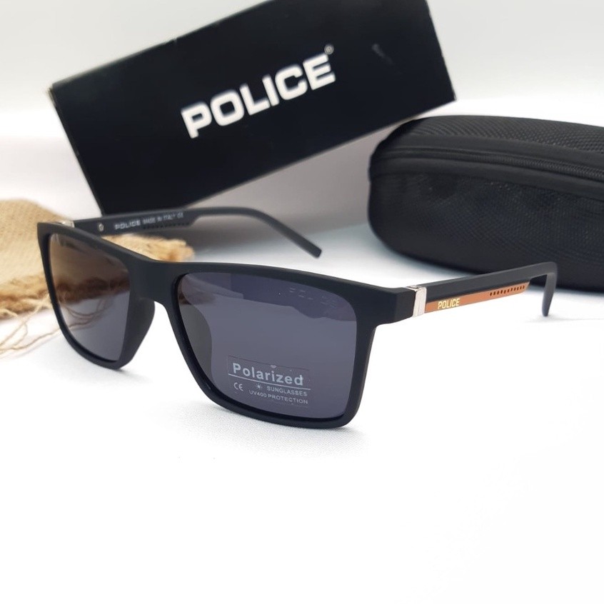 FLASH SALE TERLARISSS Kacamata Pria Police PI18102 Fullset