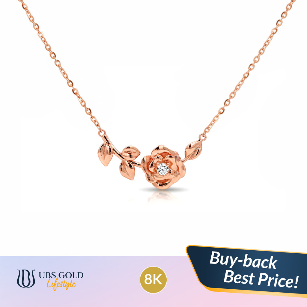 UBS Gold - Kalung Emas Millie Molly Blooming - 8K - Ksk1369k