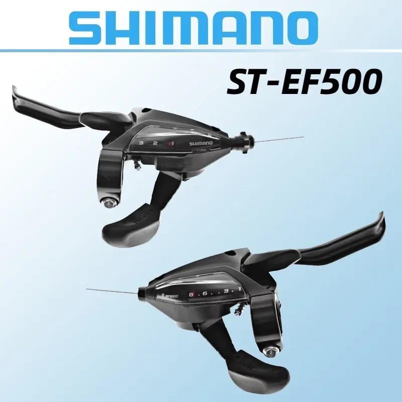 Tuas Rem Shimano ST-EF500 Shifter 3s 7s 8s EZ FIRE PLUS 21 kecepatan 24 kecepatan Dengan Jendela unt