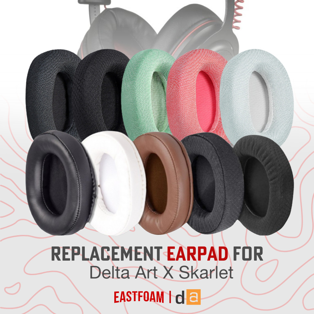 Earcushion Earpad Earcup Digital Alliance Delta Art X Skarlet Busa Bantalan Foam Pads
