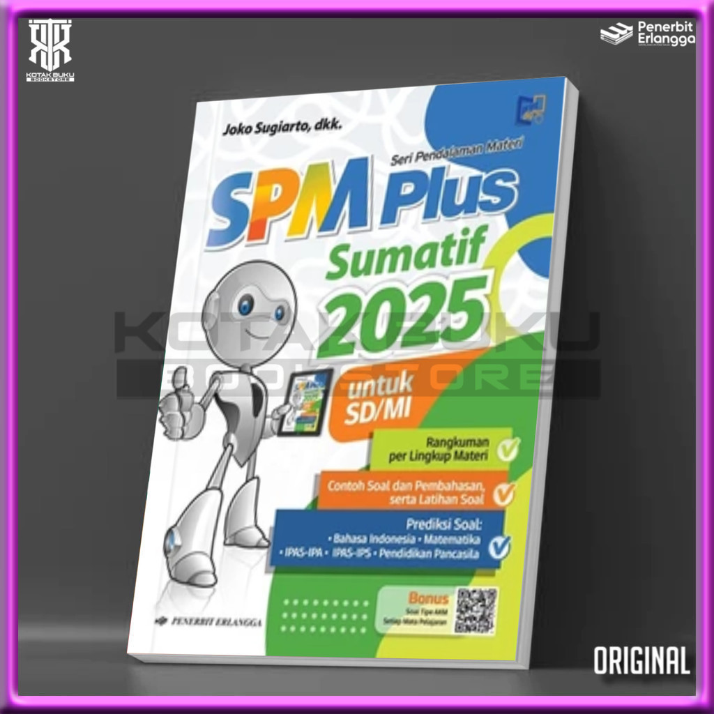 [ Erlangga ] Buku SPM Plus Sumatif 2025 SD/MI / SPM Plus 2025