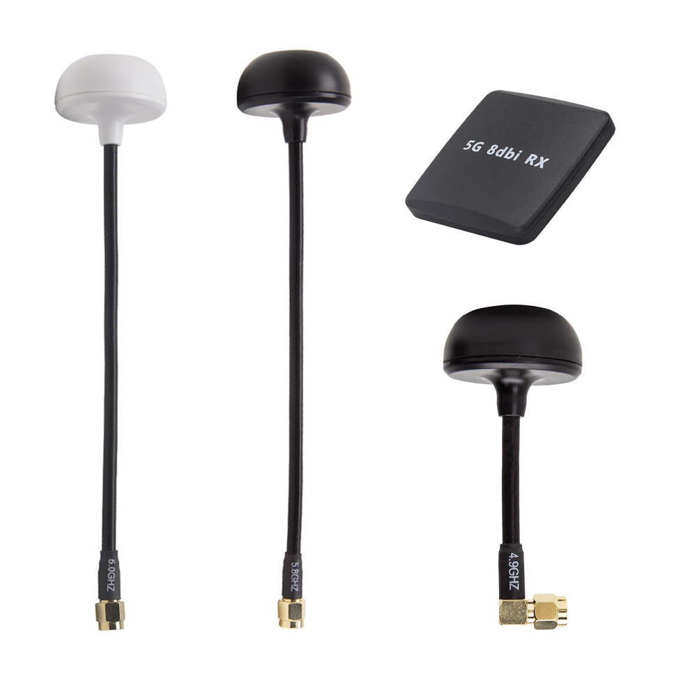 RC FPV Receiver 5.8G 5G 8DBI High Gain Flat Panel & 5.8G Mushroom FPV Antenna for FPV Goggles SKY04X