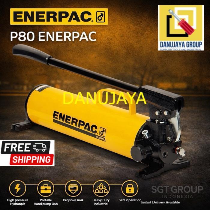 Hydraulic Hand Pump Enerpac P80 Original Two Speed ULTIMA Steel Pompa Hidrolik Manual Portable Heavy