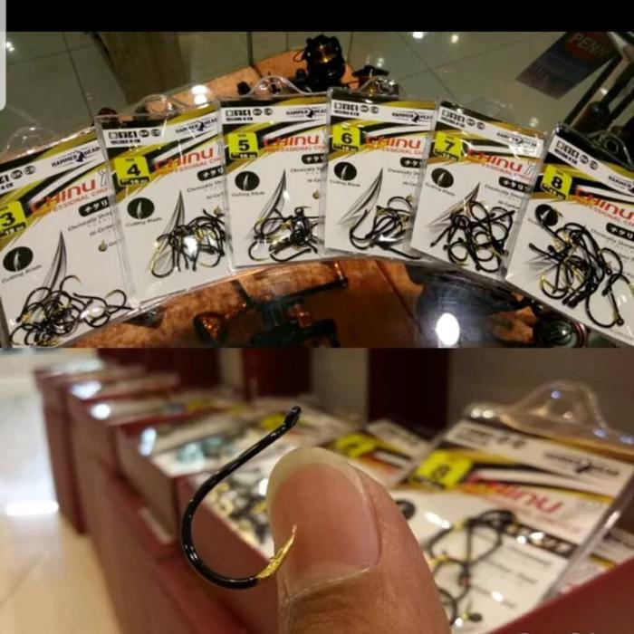 kail pancing hammerhead mata kail emas profesional chinu - 2