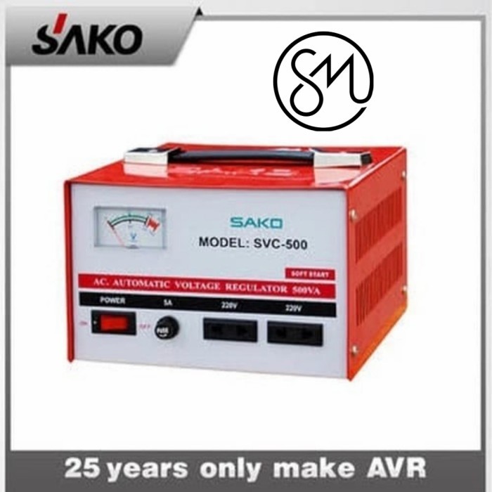 Stabilizer Sako SVC-500va 500w SVC500VA Stabil 500VA