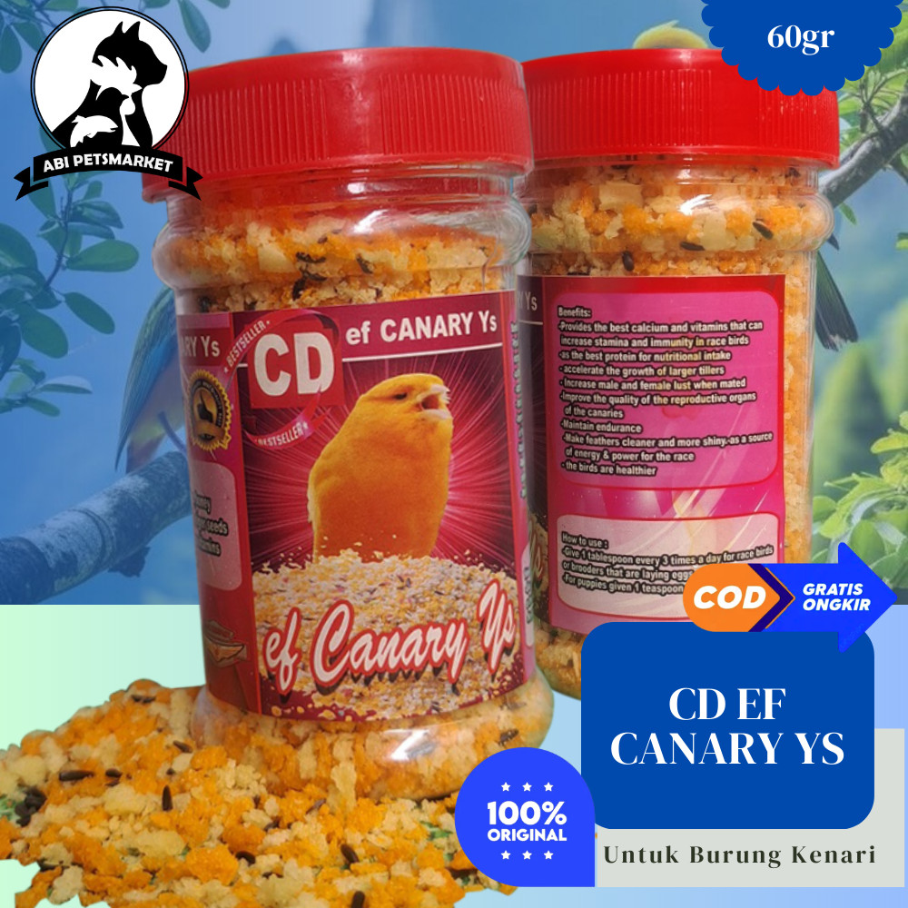 CD ef CANARY Ys Pakan burung Canary Untuk meningkatkan stamina & imun