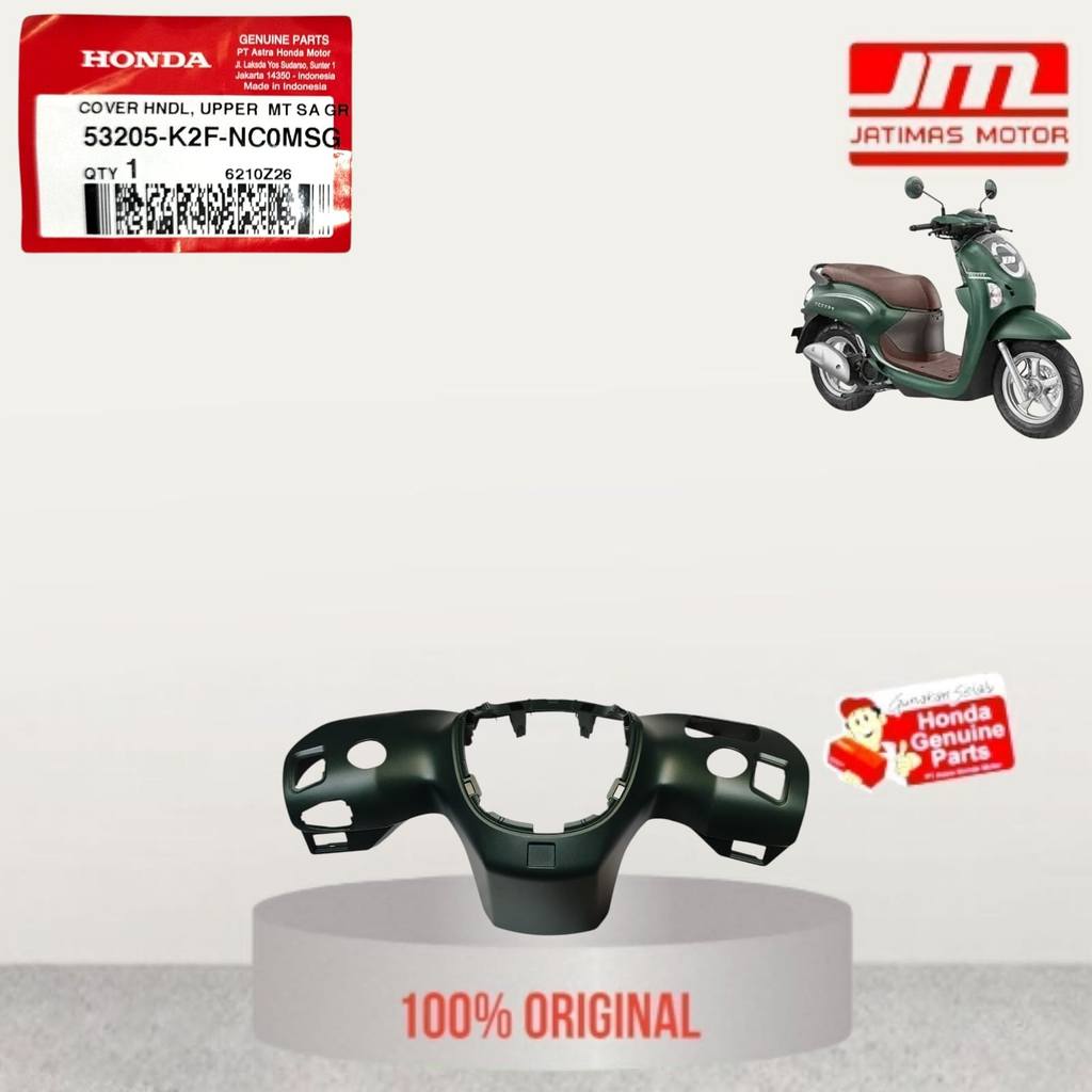 53205-K2F-NC0MSG Batok atas new scoopy K2FP hijau doff